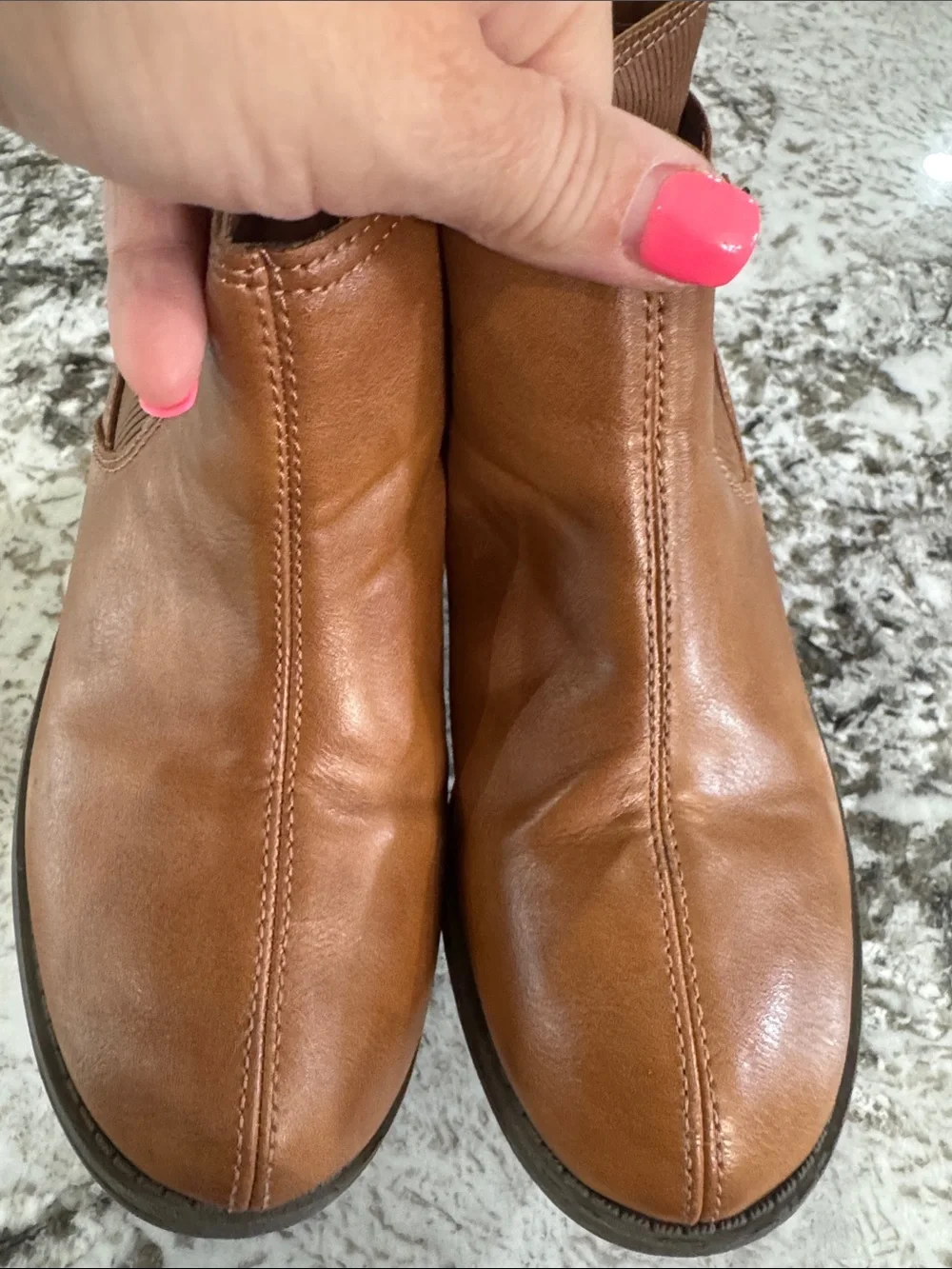 Carter's Girls Brown Heart Buckle Ankle Boots